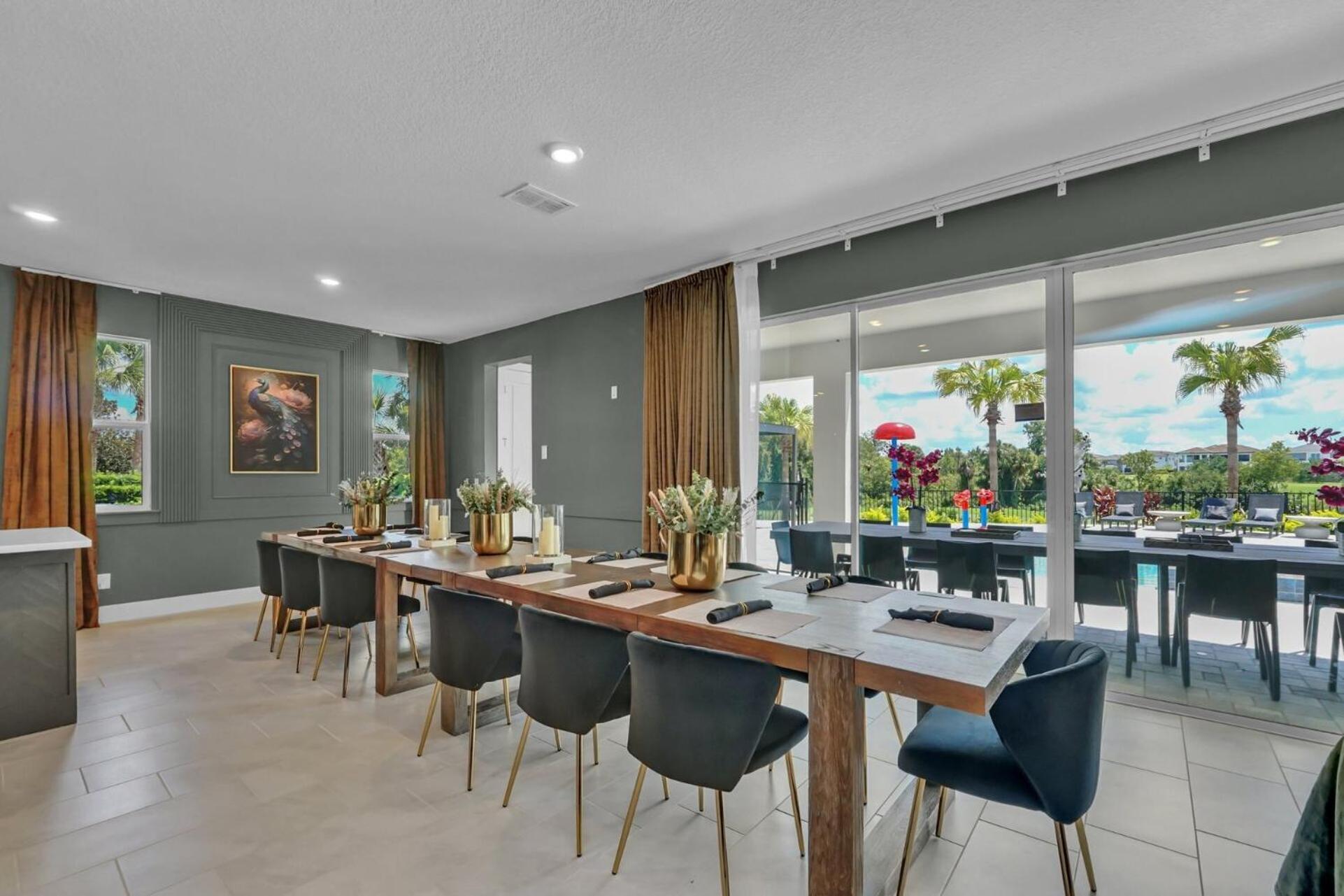 Unwind In Style At 13 Bedroom Villa6636 Pousada Kissimmee